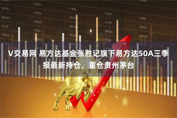 V交易网 易方达基金张胜记旗下易方达50A三季报最新持仓，重仓贵州茅台